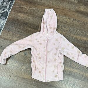 Wonder Nation Pink Hoodie with Gold Stars